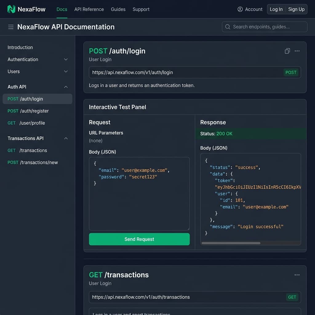 Finance Backend screenshot